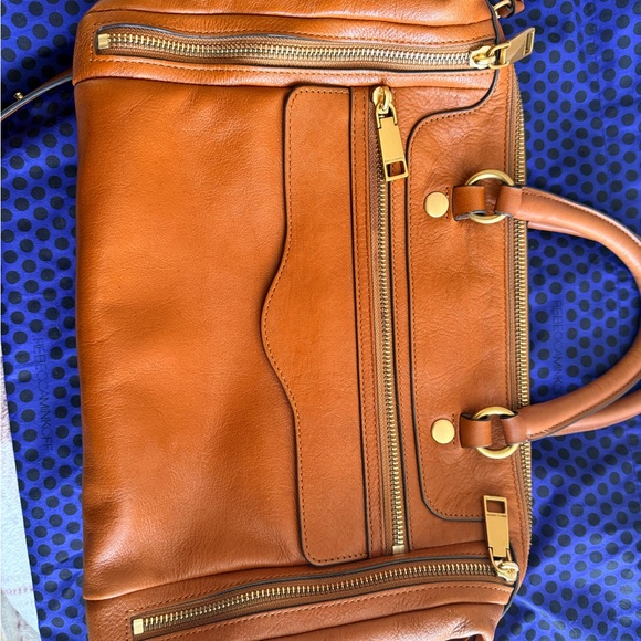 Rebecca Minkoff Cognac Leather Satchel - Picture 2 of 4